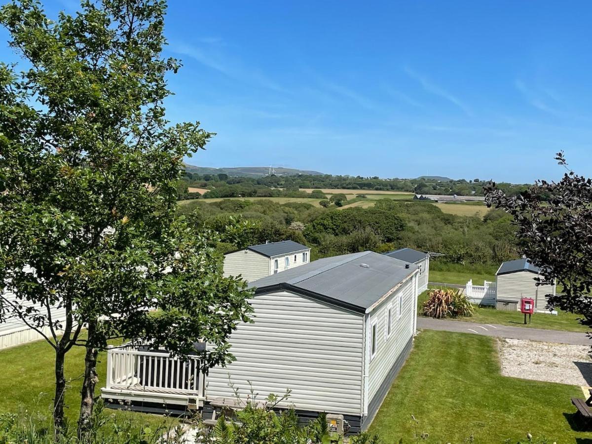 Luxury Caravan Cornwall Sleeps 4 Countryside View سانت أوستيل المظهر الخارجي الصورة